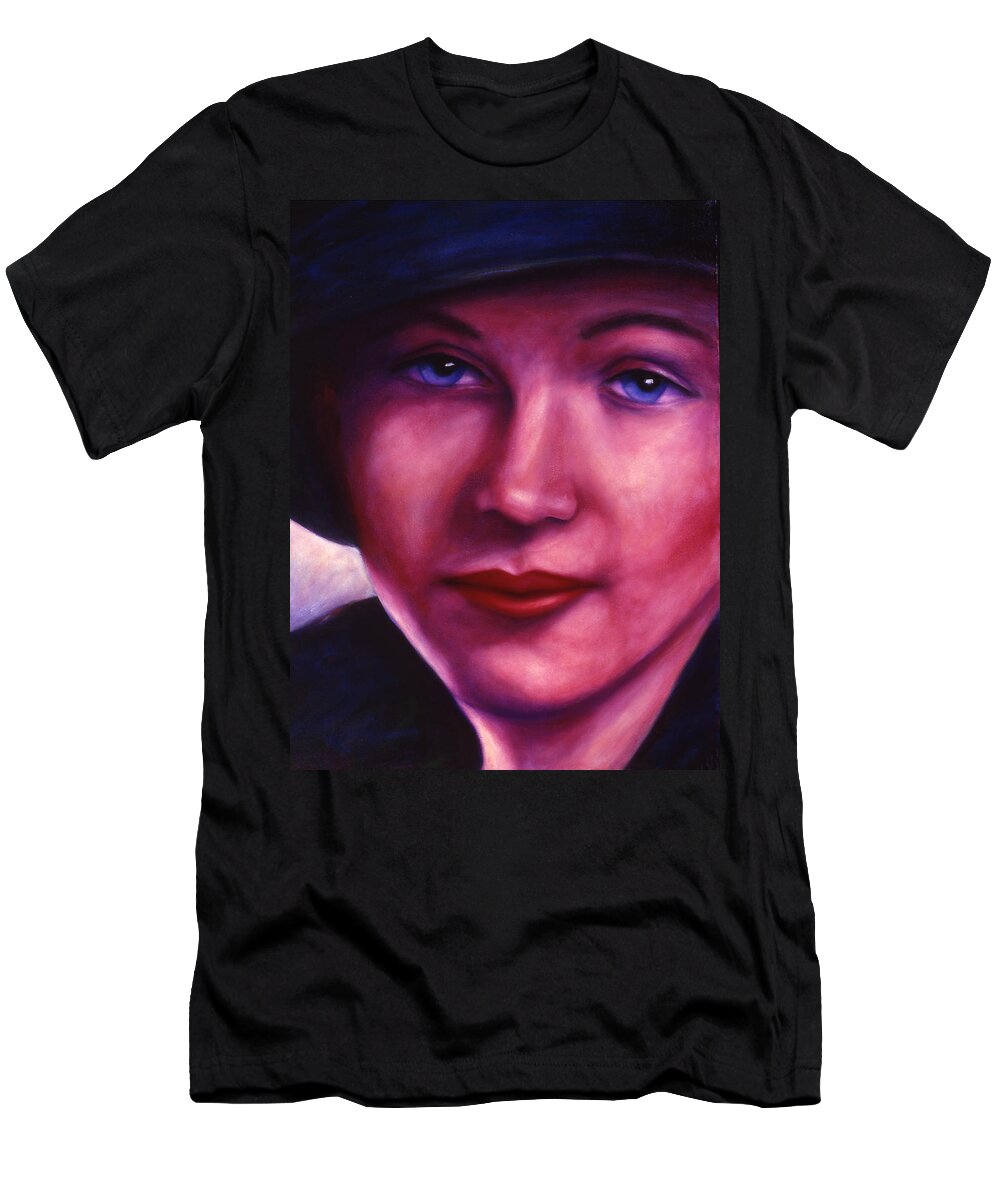 Woman T-Shirt featuring the painting Maria #1 by Shannon Grissom