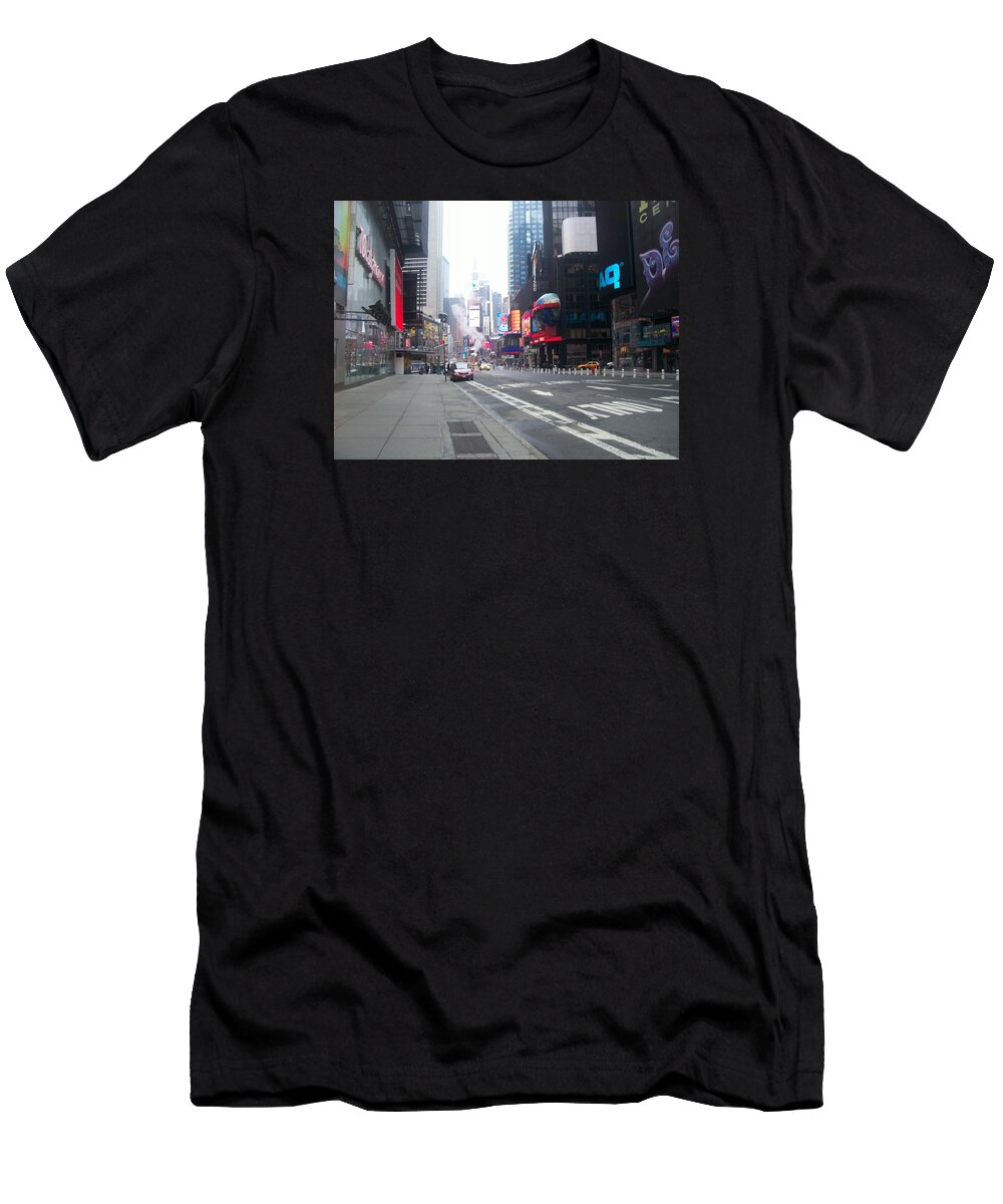 New York T-Shirt featuring the photograph New York #1 by Angel Patterson