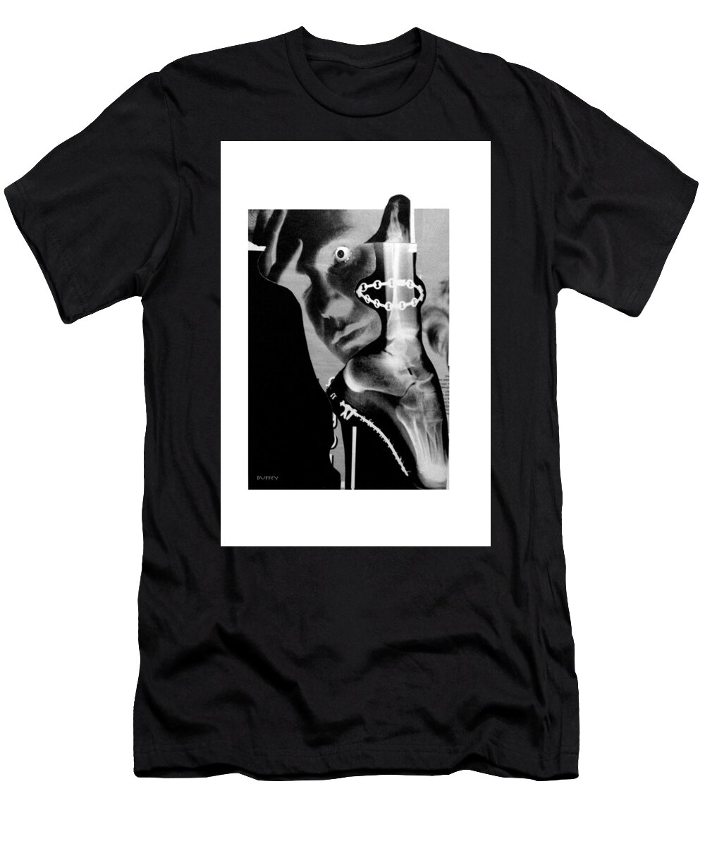  T-Shirt featuring the digital art Ohne Titel #1 by Doug Duffey