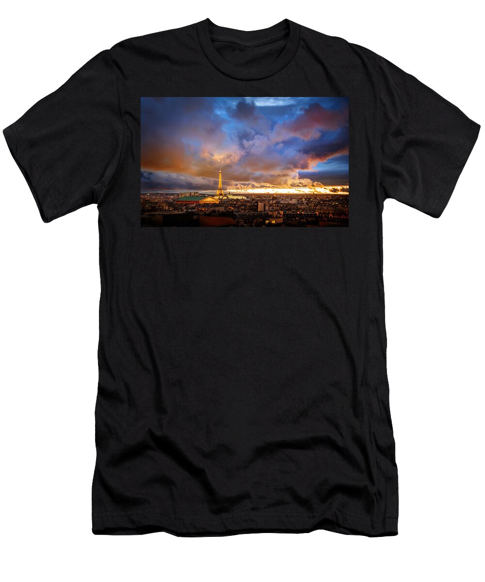 Paris T-Shirt featuring the photograph Paris #1 by Jackie Russo