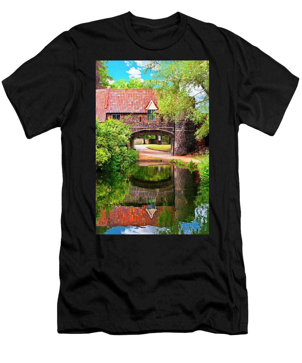 Pulls Ferry T-Shirt featuring the photograph Pull's Ferry #1 by Meirion Matthias