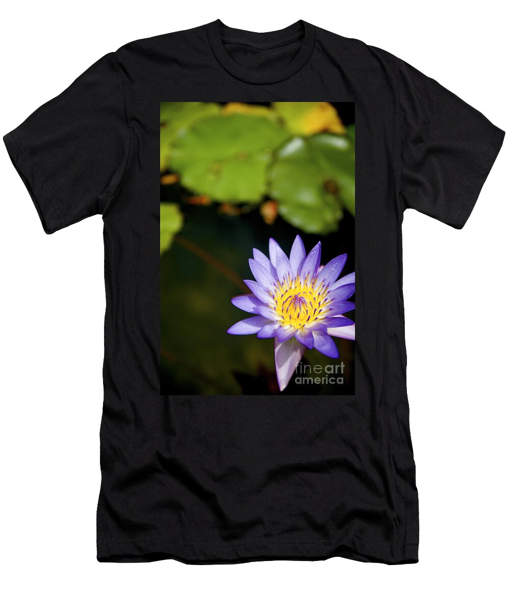 Beautiful T-Shirt featuring the photograph Purple lily #1 by Kicka Witte - Printscapes