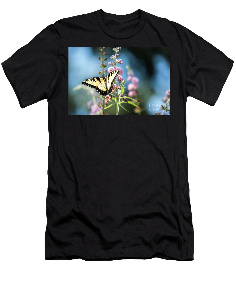 Swallowtail T-Shirt featuring the photograph Spread Your Wings #1 by Judy Wolinsky