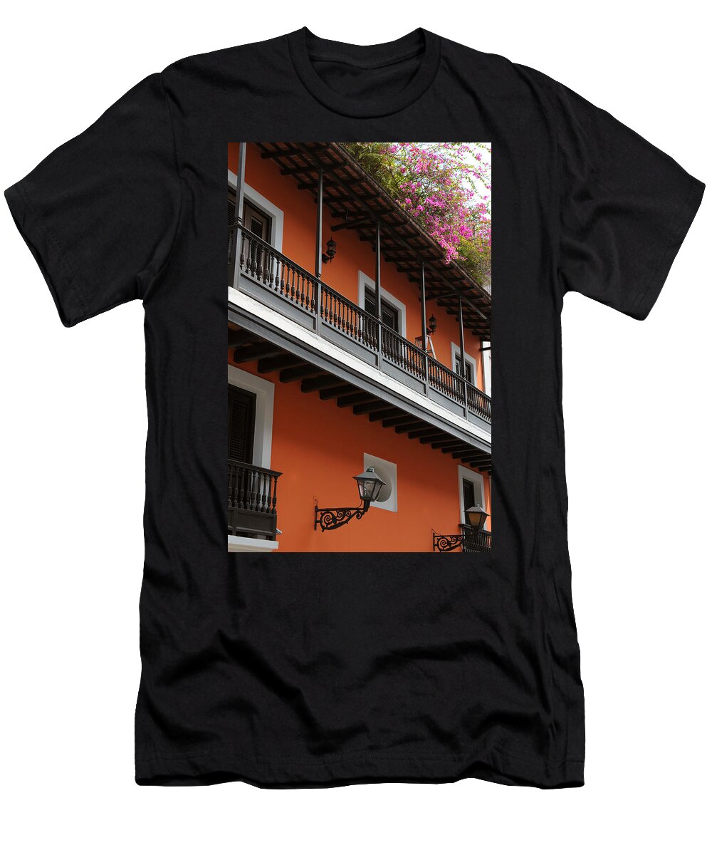 Old San Juan T-Shirt featuring the photograph Streets of Old San Juan #1 by Stephen Anderson