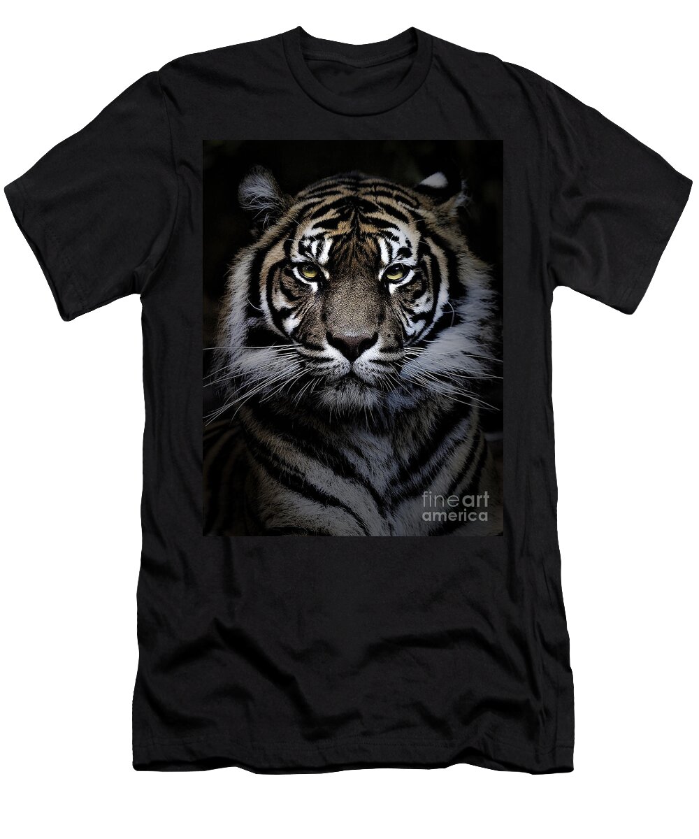 Sumatran Tiger T-Shirt featuring the photograph Sumatran tiger #3 by Sheila Smart Fine Art Photography