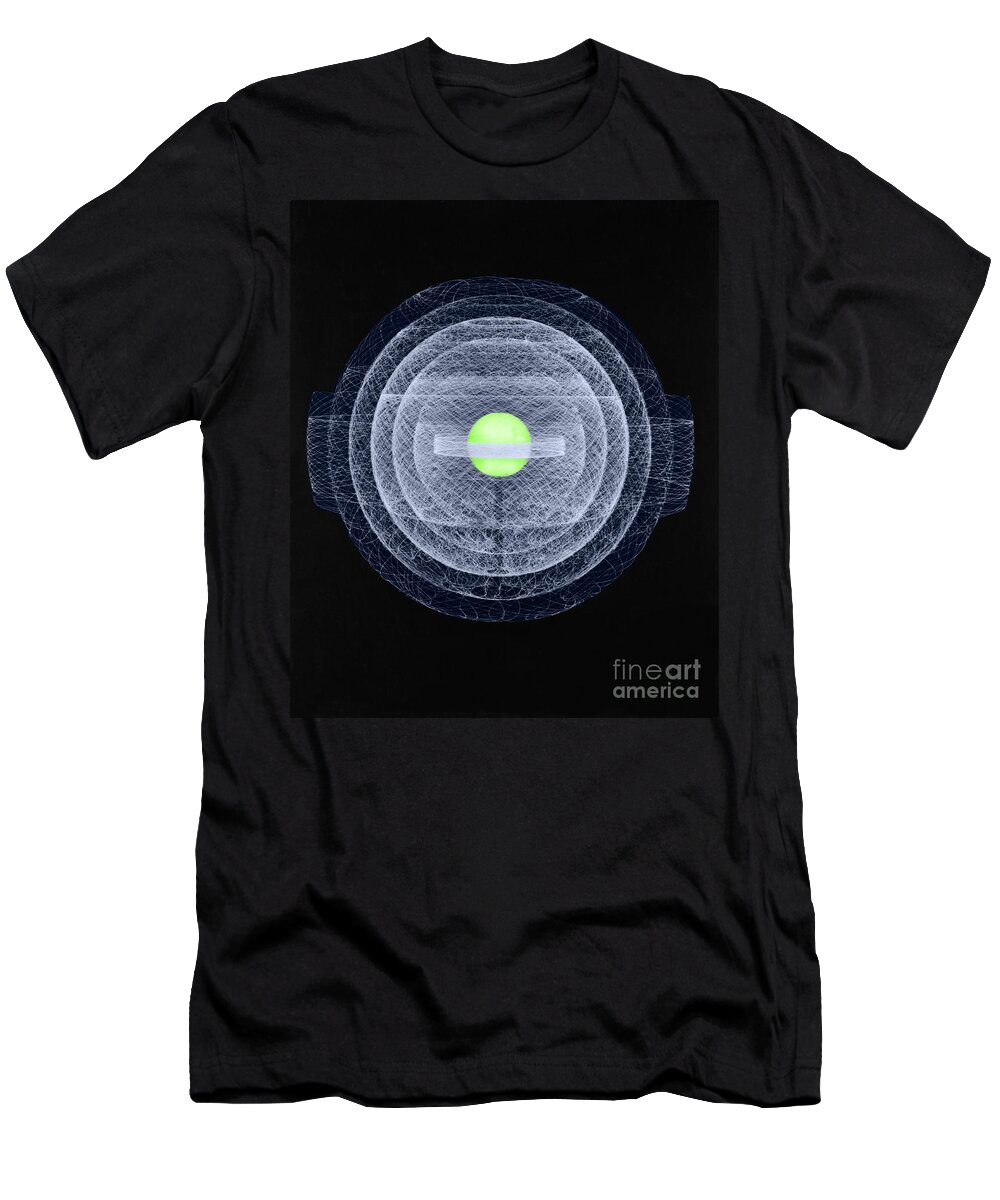 Atom T-Shirt featuring the photograph Uranium-235 Atom Model #1 by Science Source