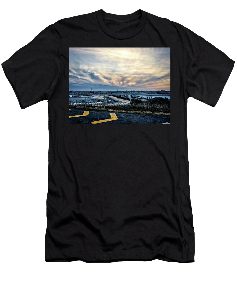 Arrow Symbol T-Shirt featuring the photograph Sunset #10 by SAURAVphoto Online Store