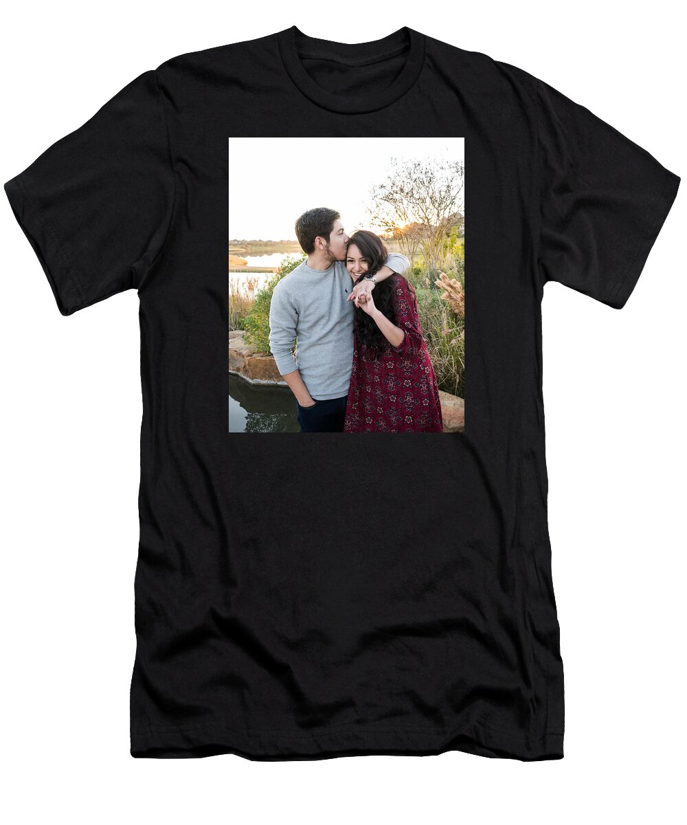 Couple T-Shirt featuring the photograph 1690 by Teresa Blanton