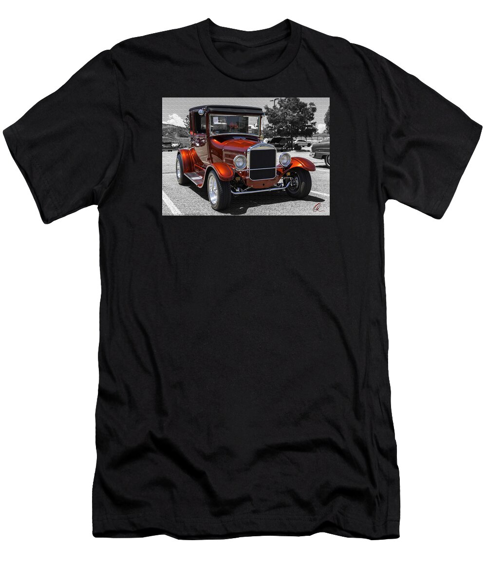 2015 T-Shirt featuring the photograph 1928 Ford Coupe Hot Rod by Chris Thomas