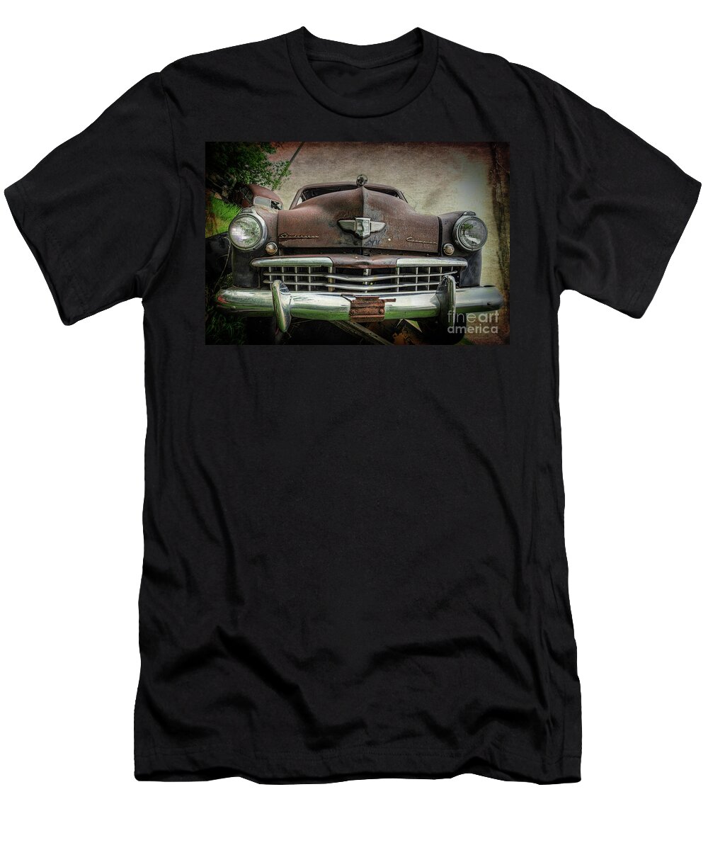 Studebaker T-Shirt featuring the photograph 1949 Studebaker Champion by John Strong