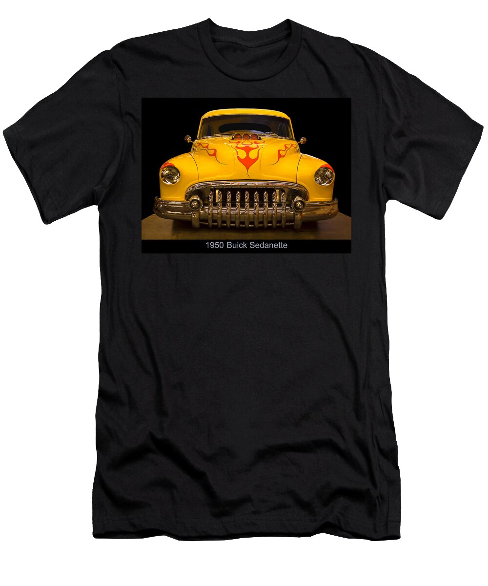1950s T-Shirt featuring the photograph 1950 Buick Sedanette Hot Rod by Flees Photos