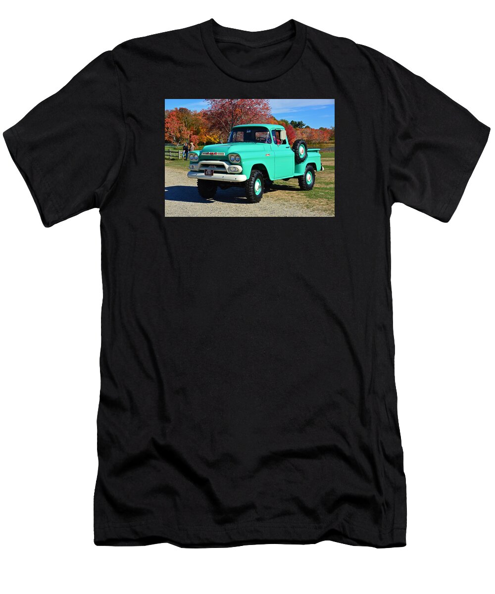 1959 T-Shirt featuring the photograph 1959 Gmc 100 by Mike Martin
