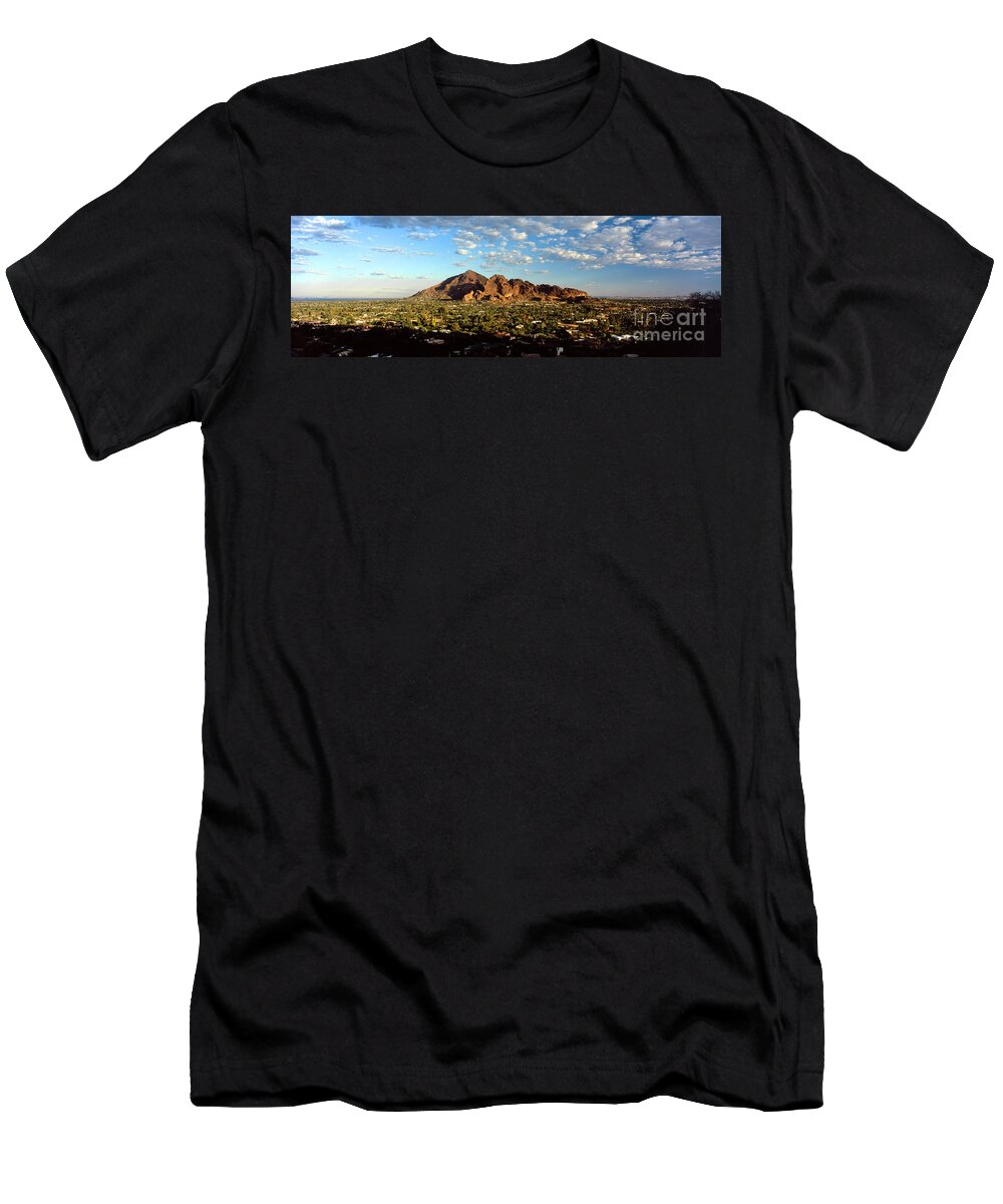 Camelback Mountain T-Shirt featuring the photograph Camelback Mountain, Phoenix Arizona #2 by Wernher Krutein