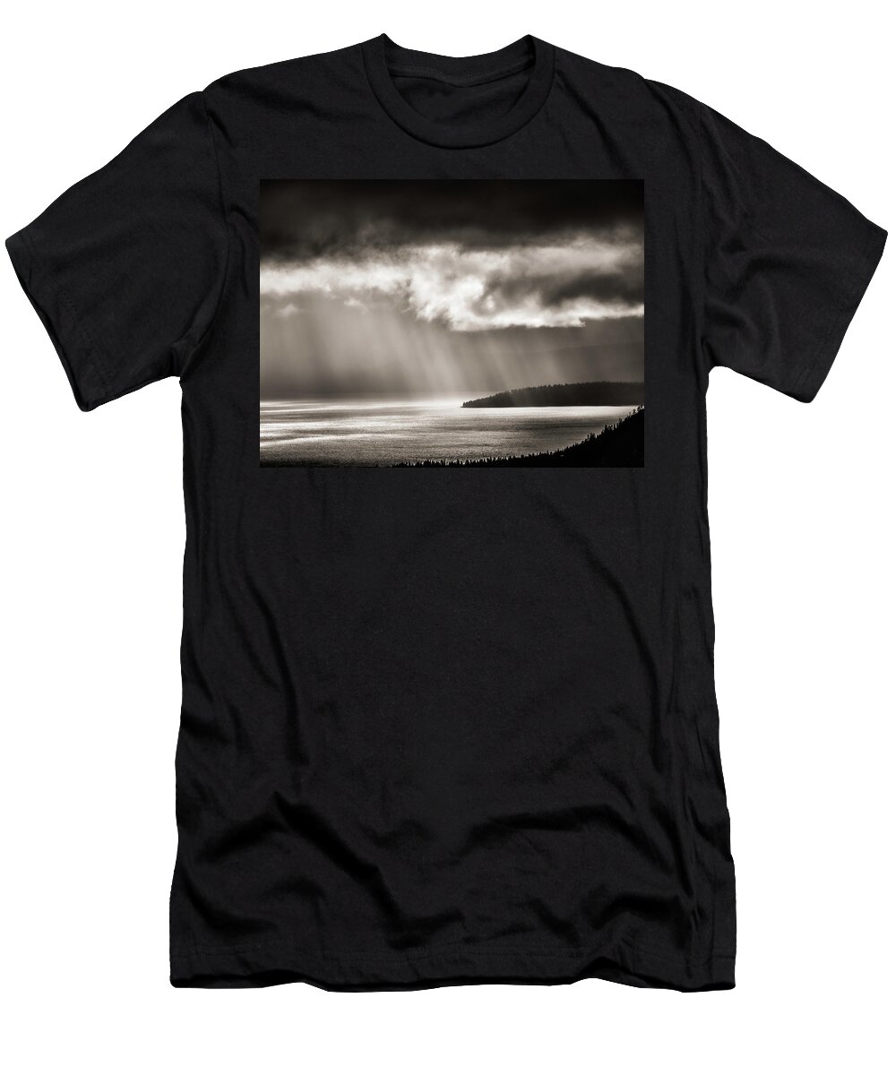 Lake T-Shirt featuring the photograph Lake Tahoe Storm #2 by Martin Gollery