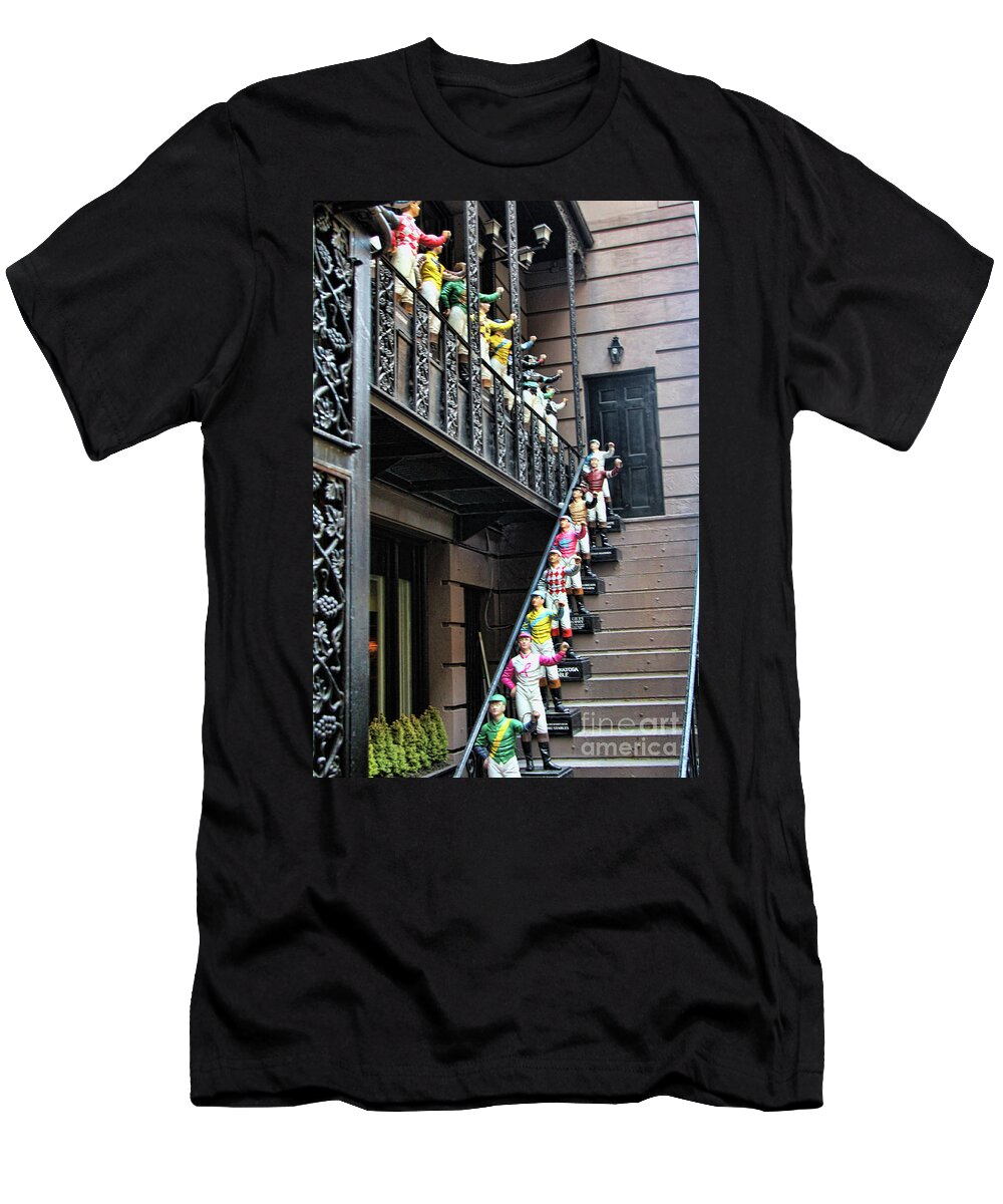 Nyc T-Shirt featuring the photograph 21 Club NYC by Chuck Kuhn
