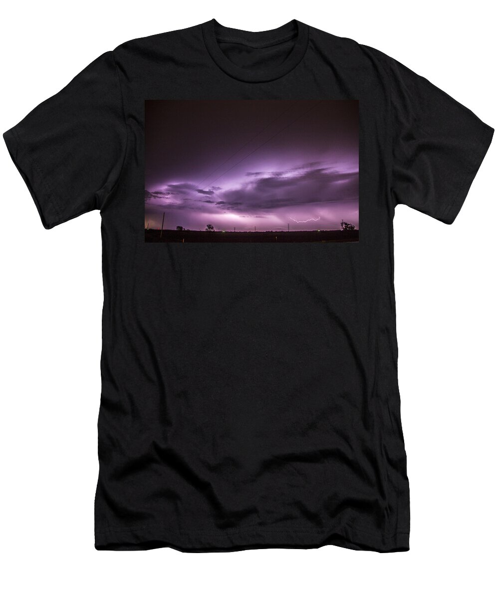 Nebraskasc T-Shirt featuring the photograph 6th Storm Chase 2015 #9 by NebraskaSC