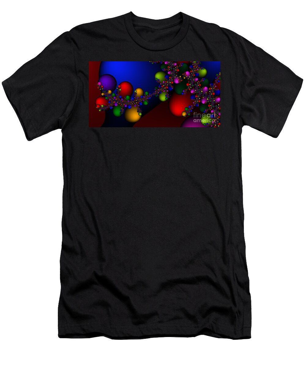 Abstract T-Shirt featuring the digital art 2X1 Abstract 330 by Rolf Bertram