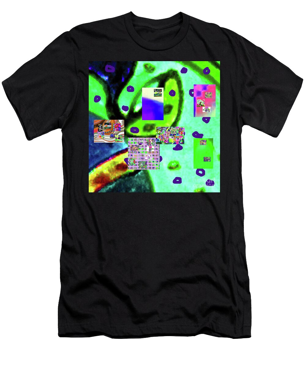 Walter Paul Bebirian T-Shirt featuring the digital art 3-3-2016babcdefghijklmn by Walter Paul Bebirian