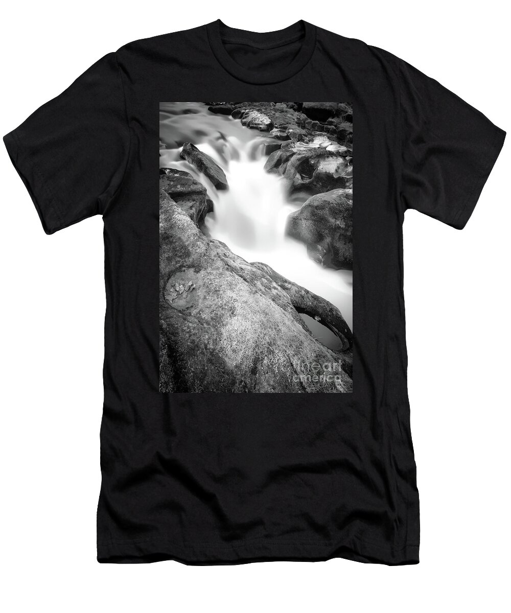 Bolton Abbey T-Shirt featuring the photograph Waterfall on The River Wharfe by Mariusz Talarek