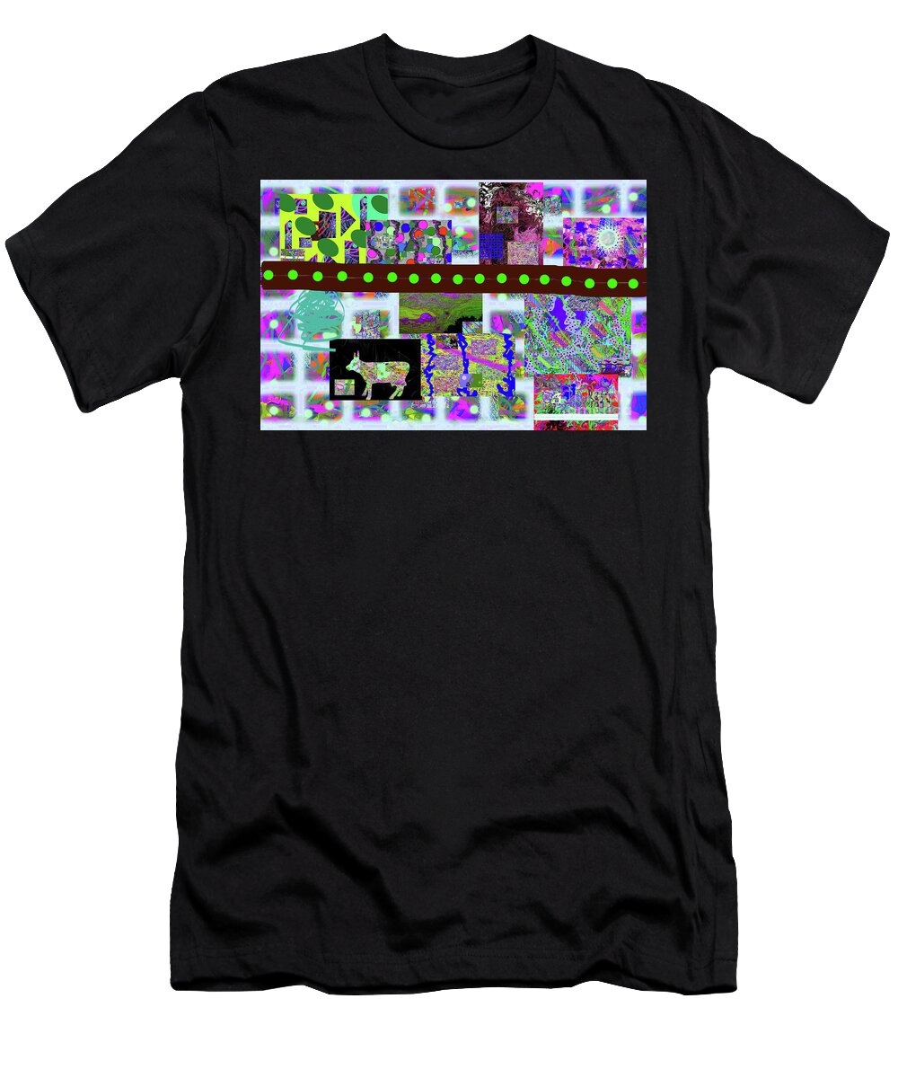 Walter Paul Bebirian T-Shirt featuring the digital art 4-16-2015eabcdef by Walter Paul Bebirian