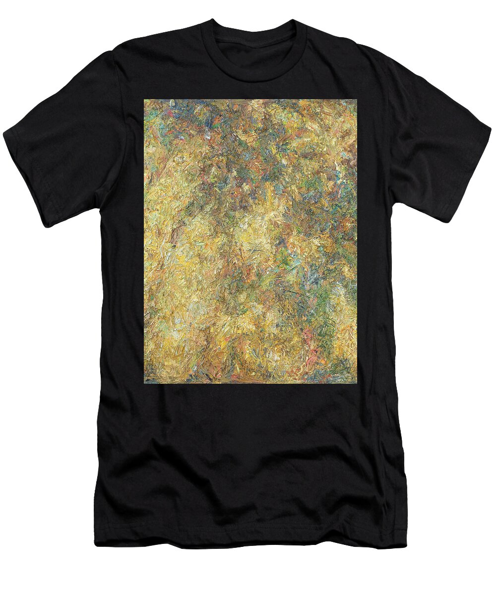 Shade T-Shirt featuring the painting Autumn #5 by Robert Nizamov