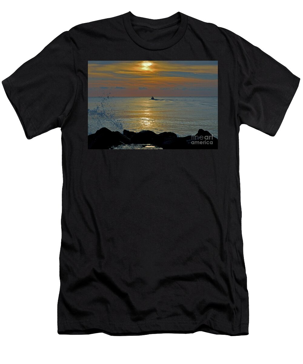  T-Shirt featuring the photograph 4- Into The Day by Joseph Keane
