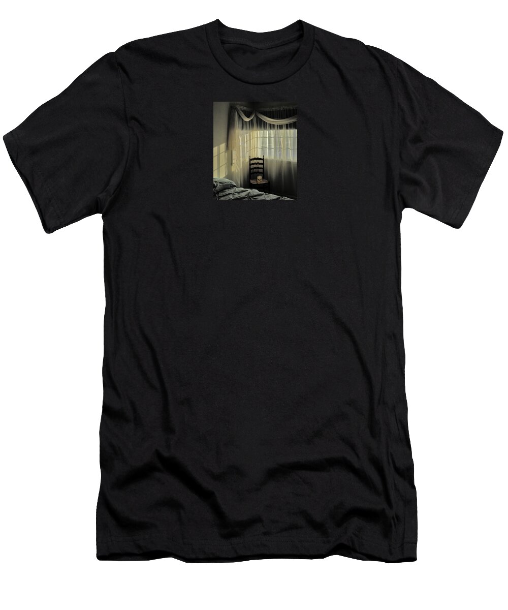 Skull T-Shirt featuring the photograph 4153 by Peter Holme III