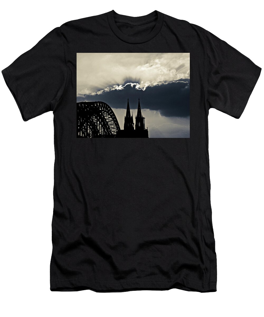 Cologne T-Shirt featuring the photograph Cologne's City #6 by Cesar Vieira