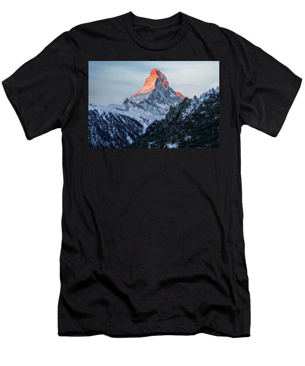 Matterhorn T-Shirt featuring the photograph Zermatt - Switzerland #6 by Joana Kruse