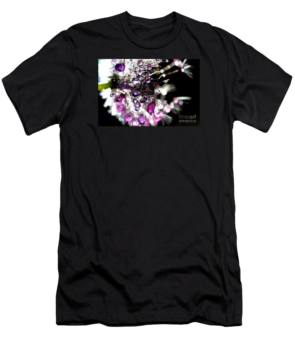 Crystal T-Shirt featuring the photograph Crystal Flower #6 by Sylvie Leandre