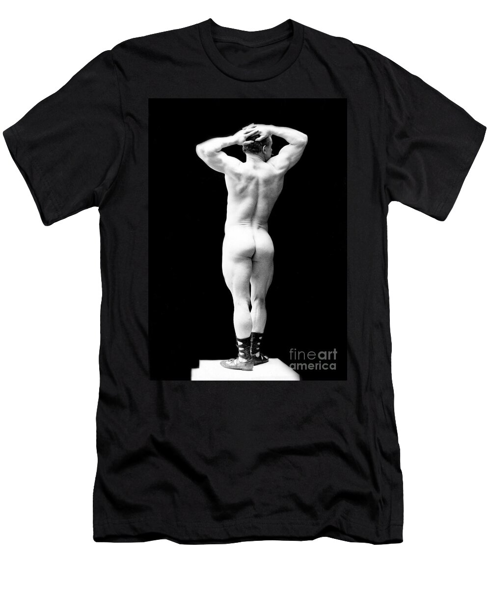 Erotica T-Shirt featuring the photograph Eugen Sandow, Father Of Modern #8 by Science Source