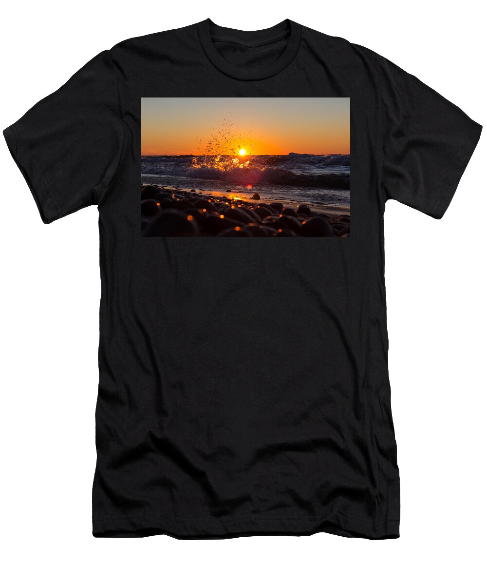 Landscape T-Shirt featuring the photograph A Force of Nature by Lee and Michael Beek