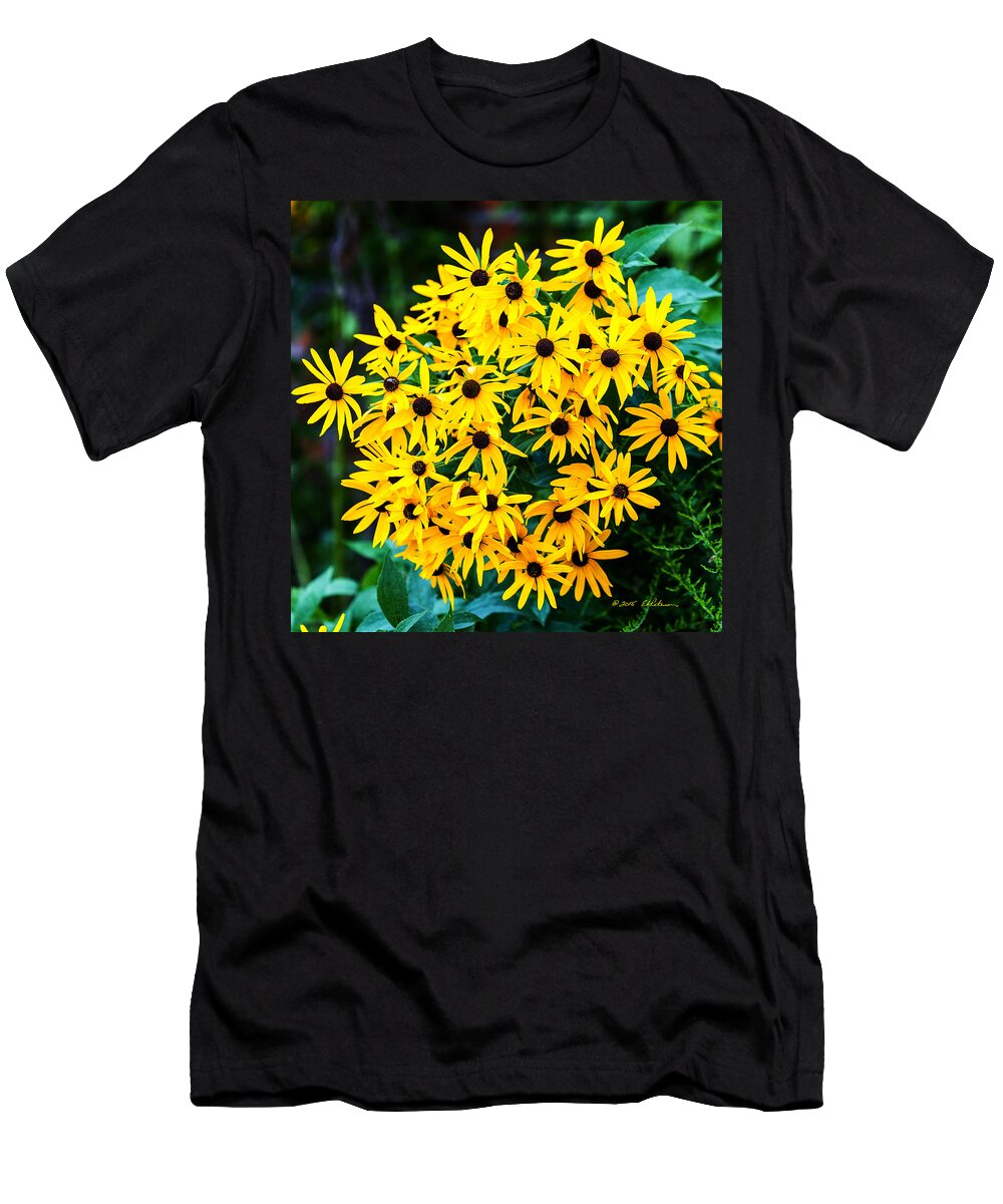 Flowers. Heron Heaven T-Shirt featuring the photograph A Like Grouping by Ed Peterson