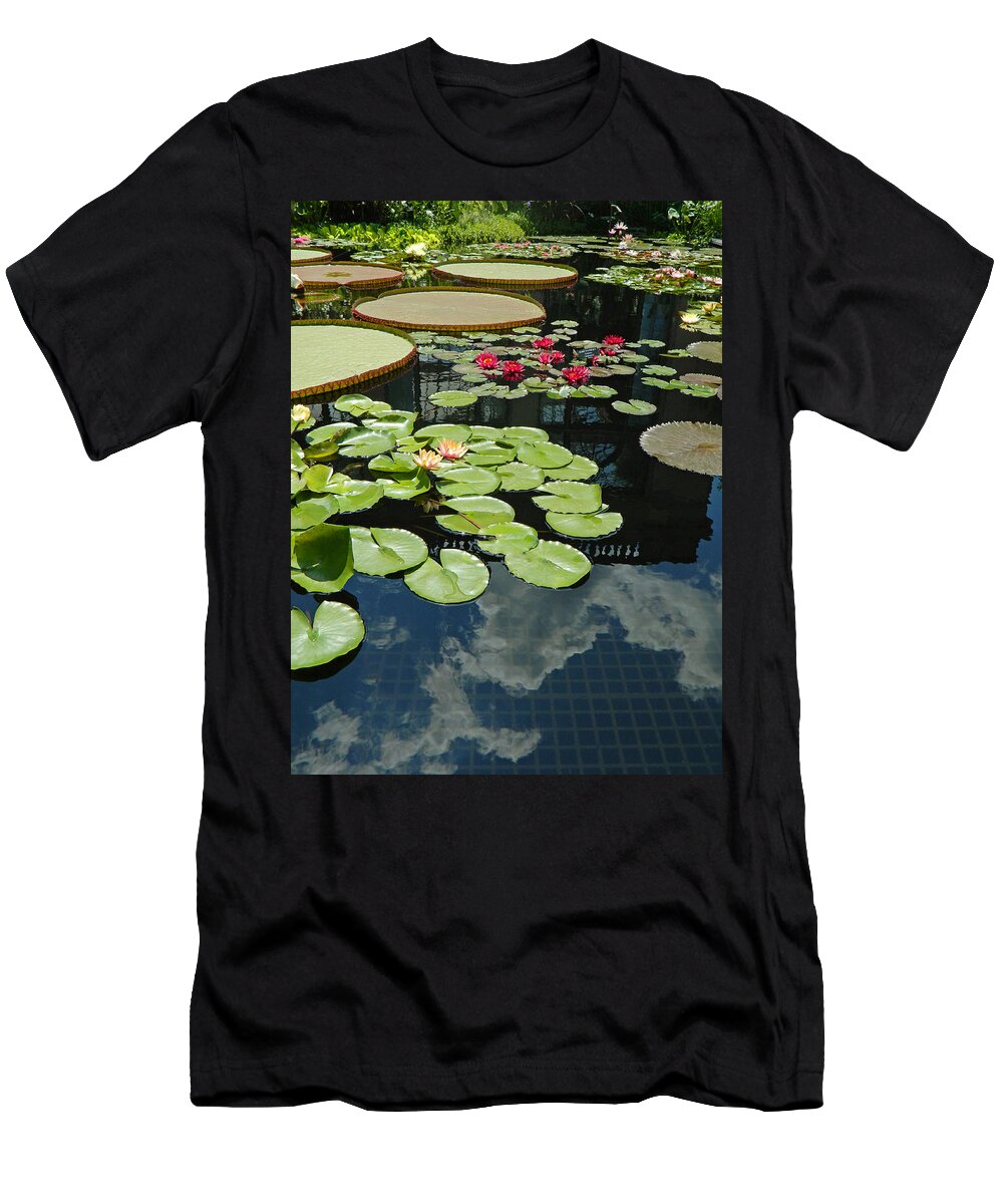 Pond T-Shirt featuring the photograph A Pond Of Beauty by Emmy Marie Vickers