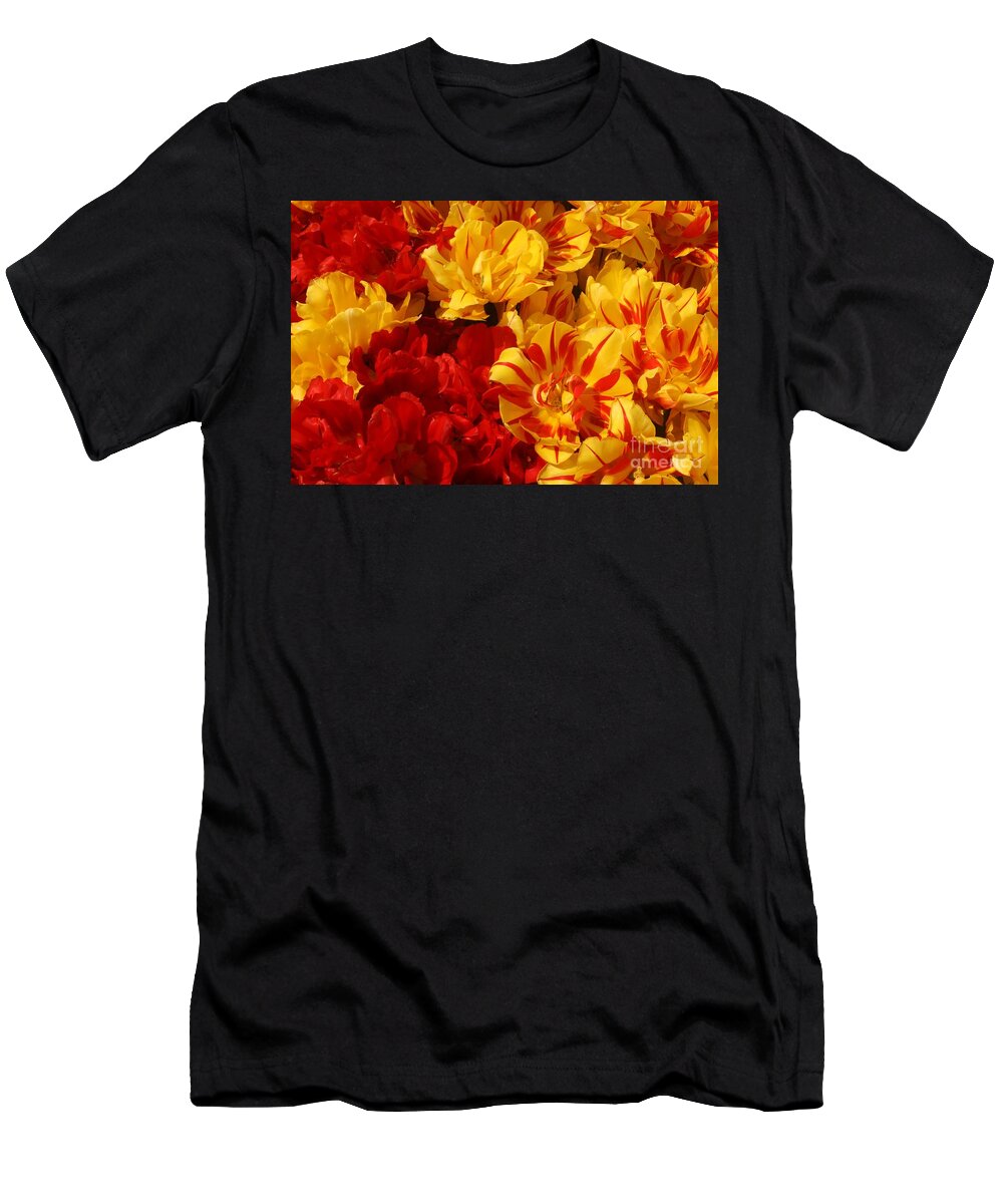 Landscape T-Shirt featuring the photograph A Pop Of Color by Sheila Ping