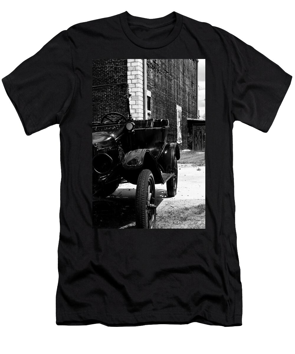 Model T T-Shirt featuring the photograph As Long As It's Black by Joseph Noonan
