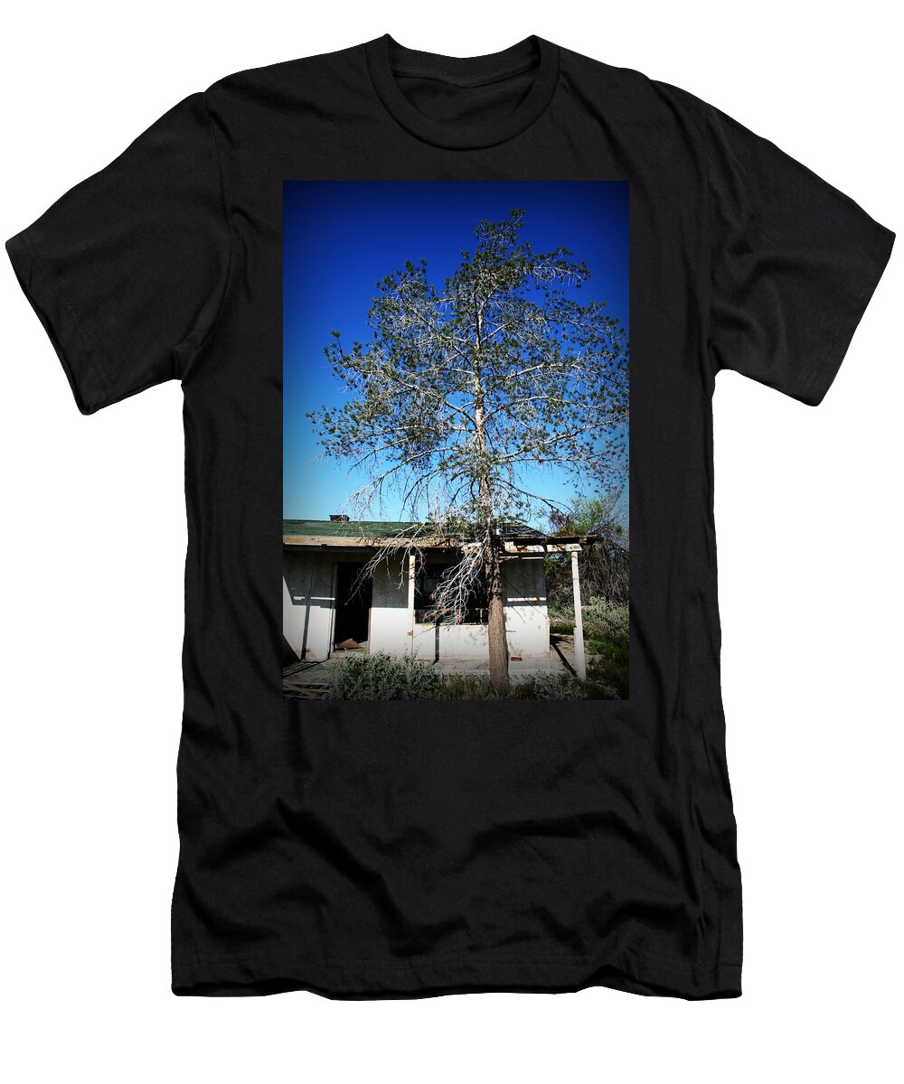 Old T-Shirt featuring the photograph Abandonment by Charles Benavidez