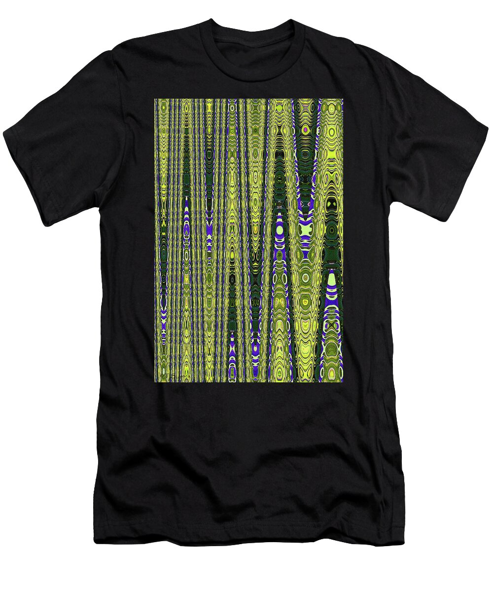 Abstract #9062sw T-Shirt featuring the digital art Abstract #9062sw by Tom Janca