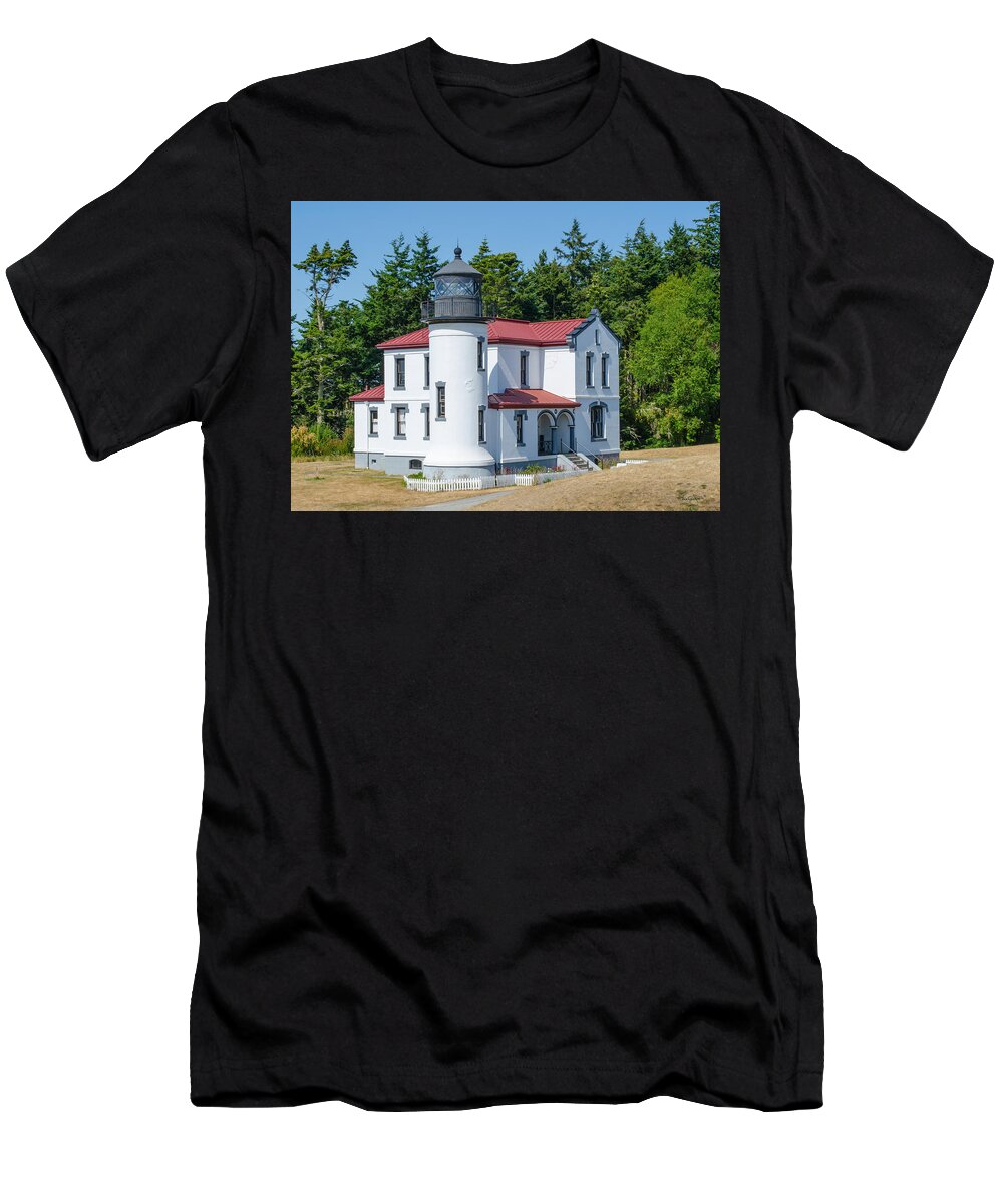 Light T-Shirt featuring the photograph Admiralty Head Lighthouse by Shanna Hyatt