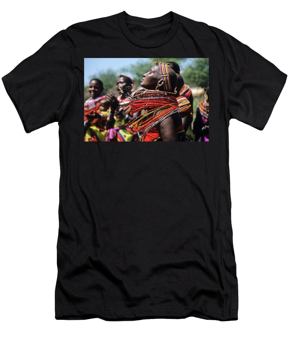 Africa T-Shirt featuring the photograph African Rhythm by Michele Burgess