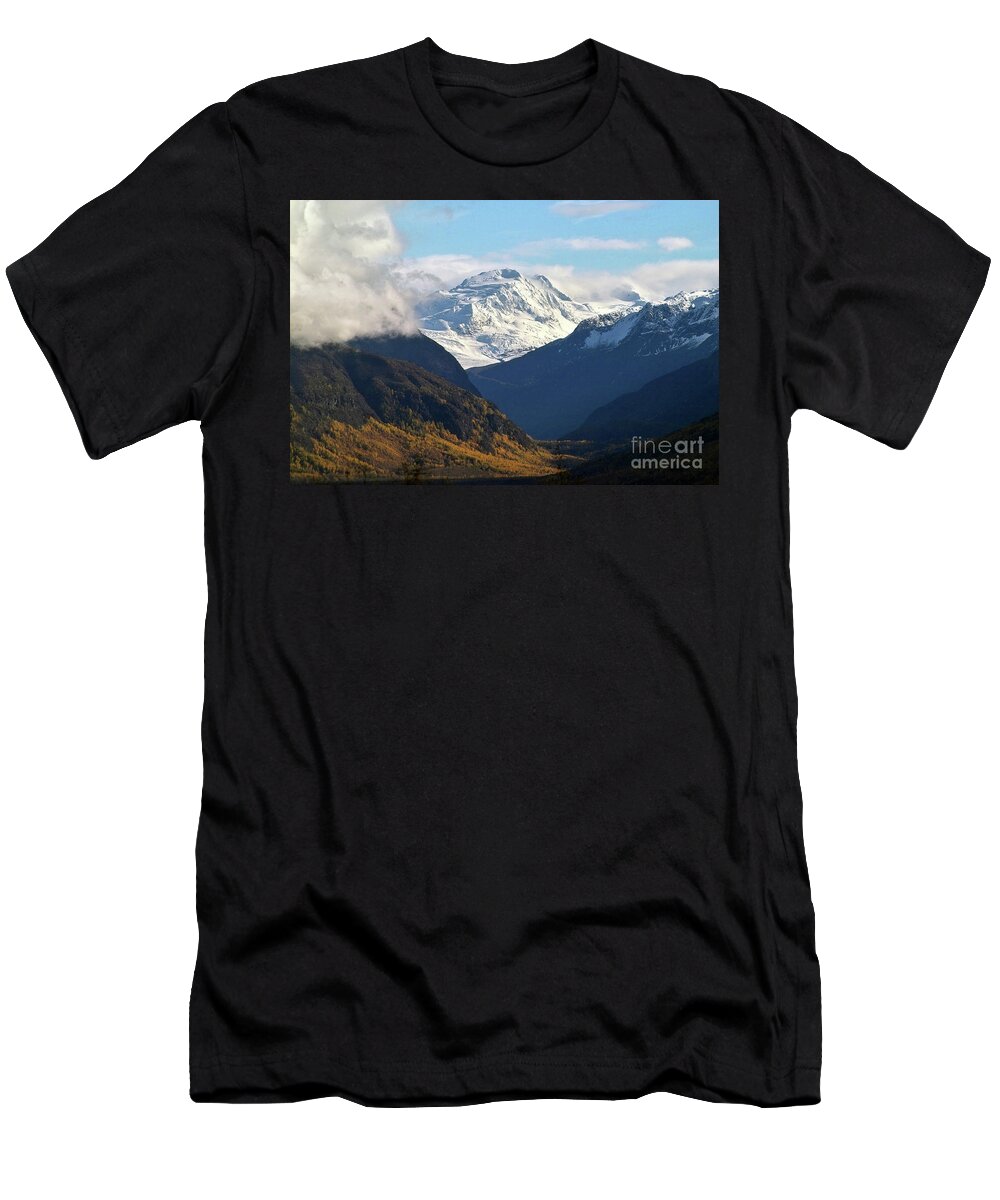 Alaska T-Shirt featuring the photograph Alaska Valley in Fall by Kimberly Blom-Roemer