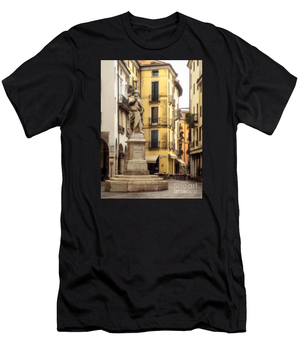 Andrea Palladio Statue T-Shirt featuring the photograph Andrea Palladio Statue by Prints of Italy