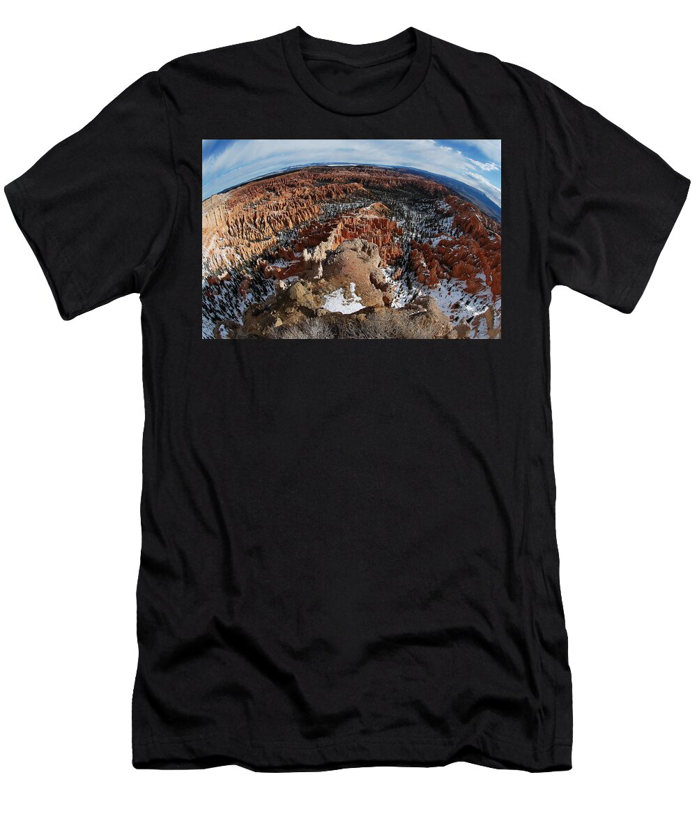 Around Bryce Canyon T-Shirt featuring the photograph Around Bryce Canyon -- Hoodoo Formations in Bryce Canyon National Park, Utah by Darin Volpe