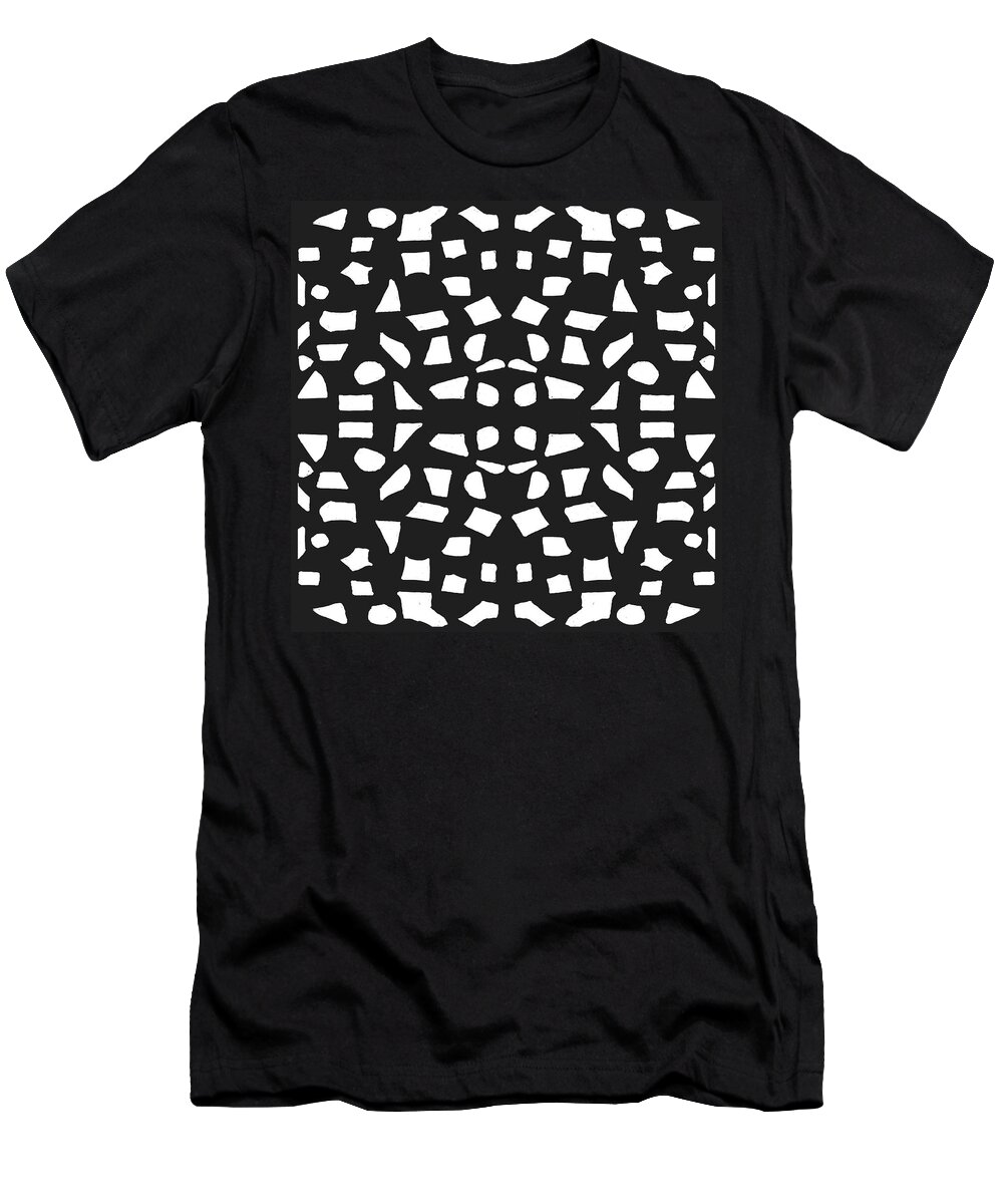 Urban T-Shirt featuring the digital art 025 Shapes by Cheryl Turner