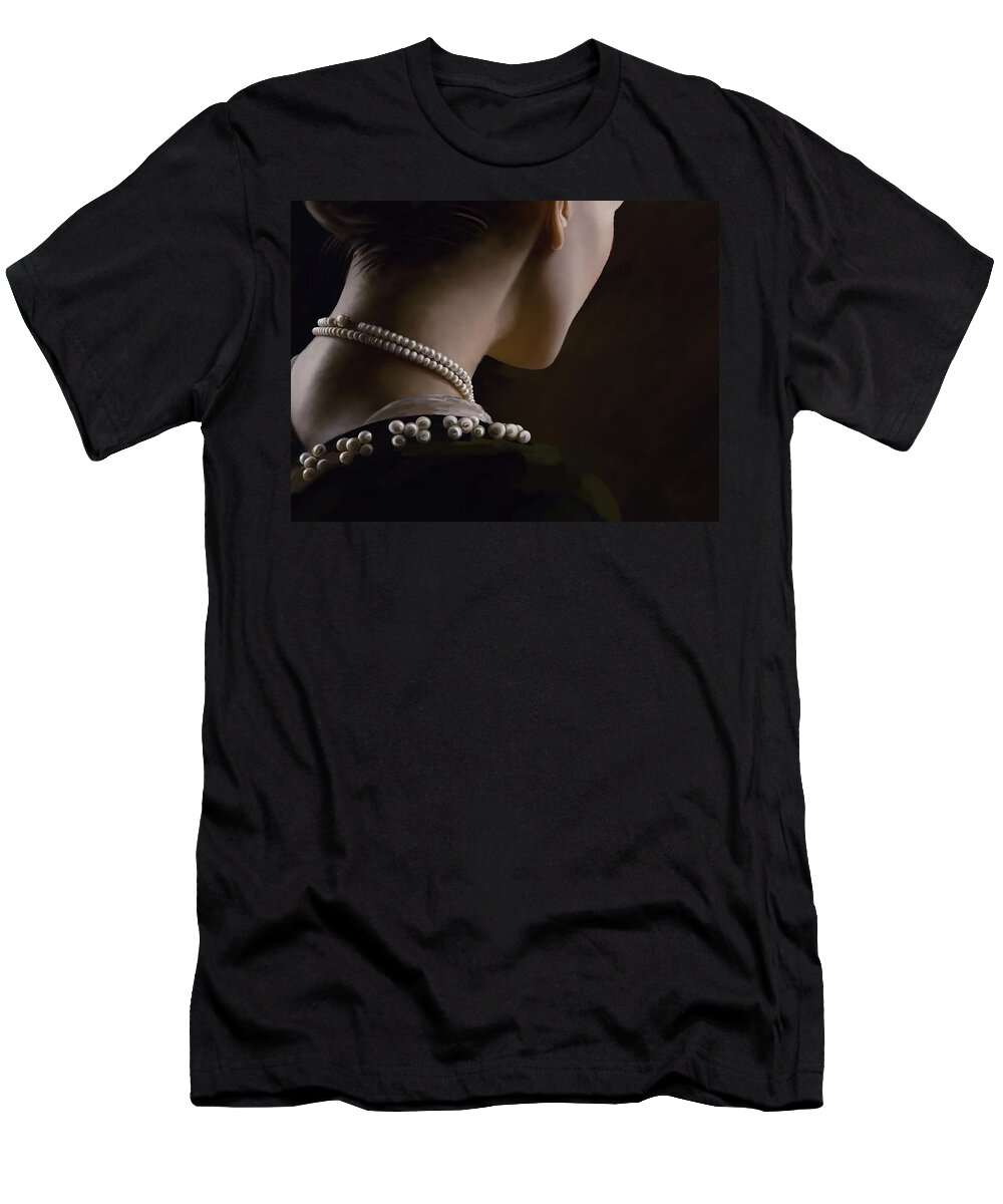 Woman T-Shirt featuring the painting Remembering by Ivana Westin