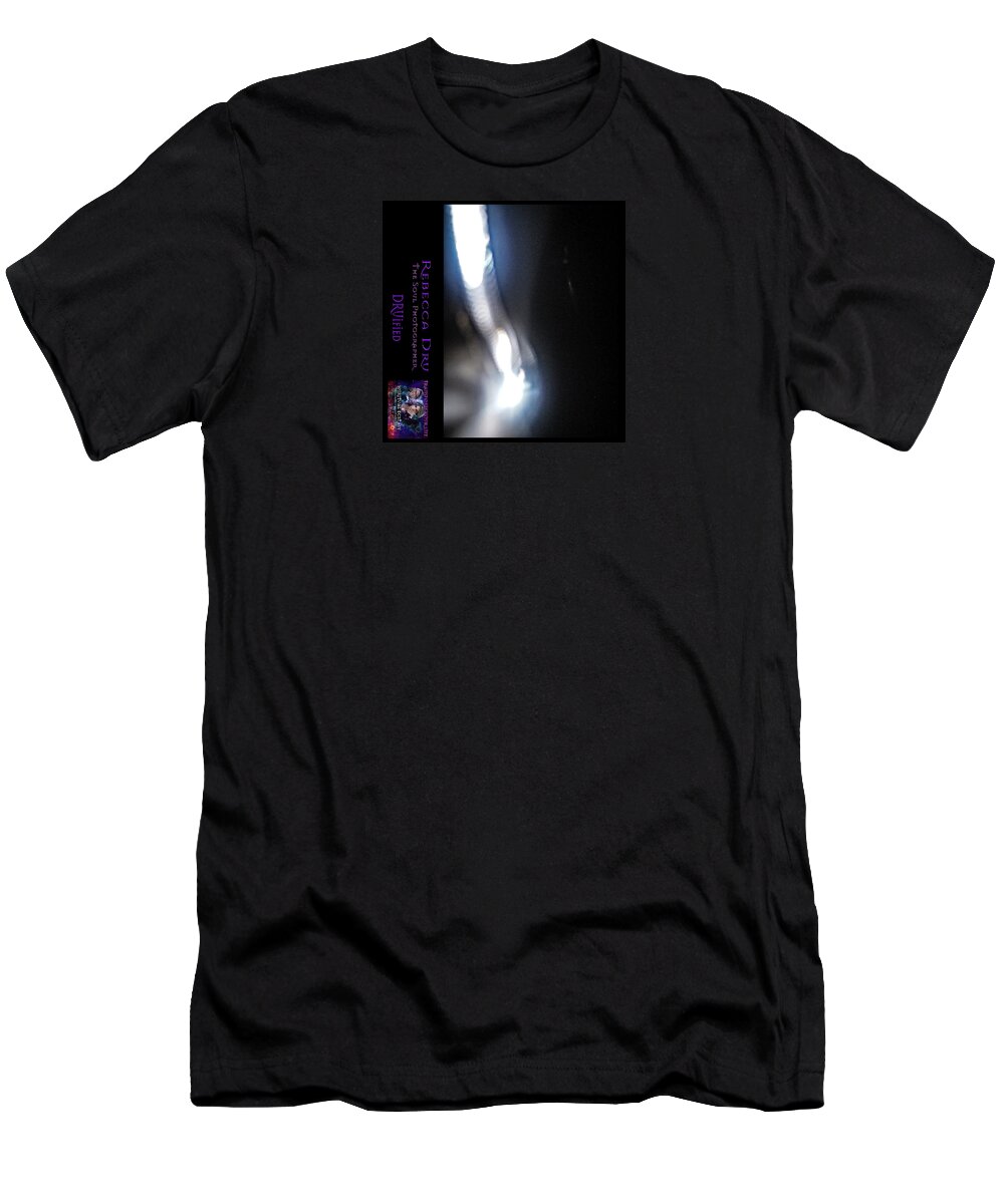 Rebecca Dru T-Shirt featuring the photograph Light Frequency Energy Transfer by Rebecca Dru