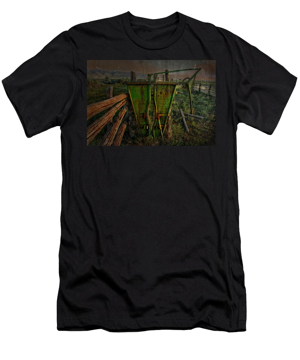 Cattle T-Shirt featuring the photograph As We Do by Mark Ross