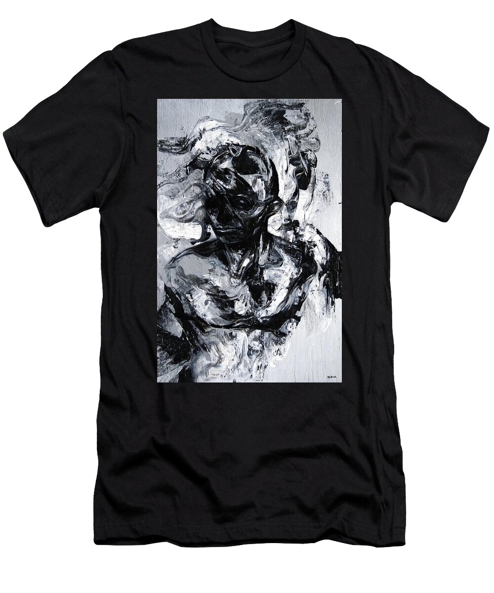 Ease T-Shirt featuring the painting At Ease by Jeff Klena