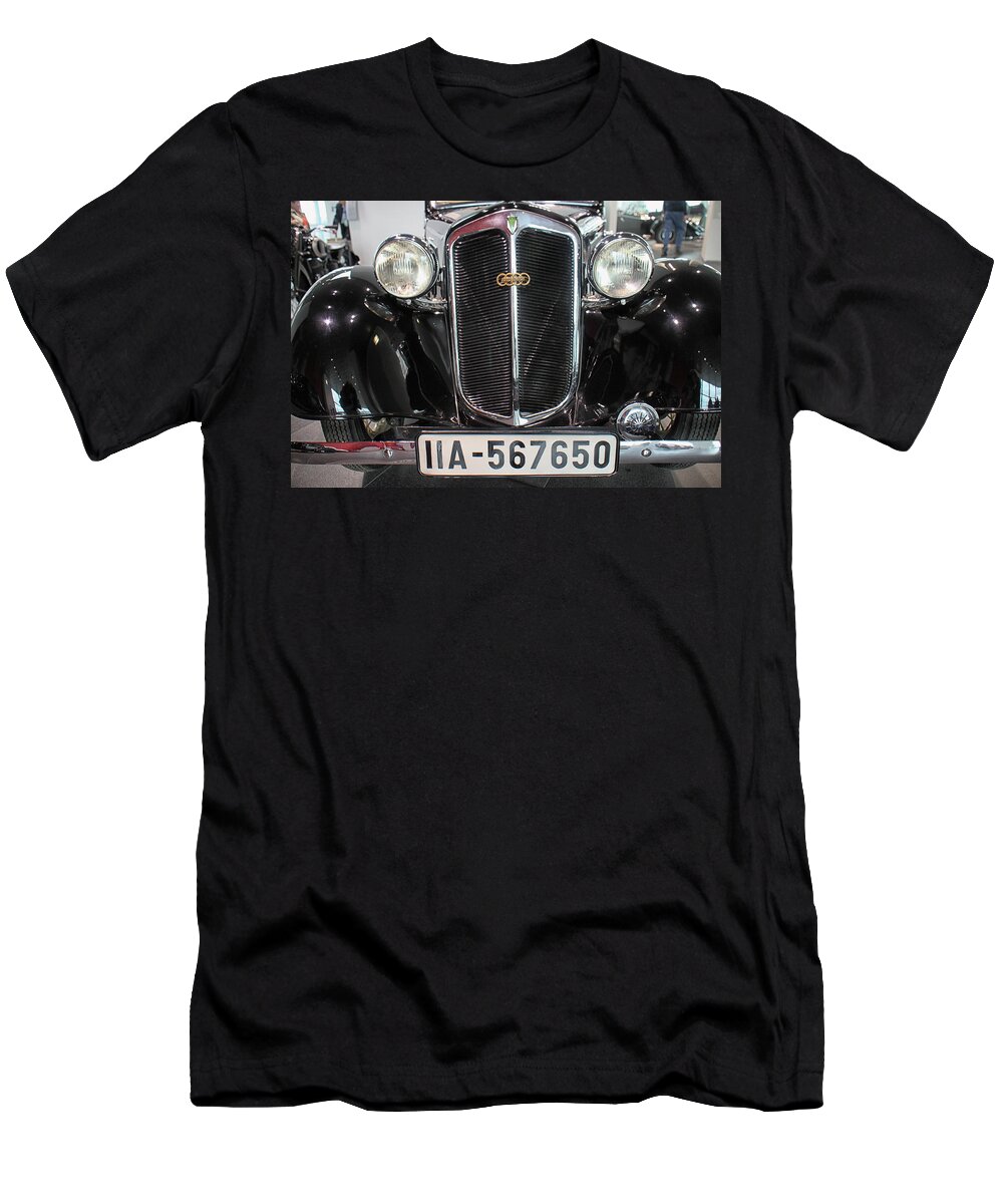 Auto Union T-Shirt featuring the photograph Auto Union Grill by Lauri Novak