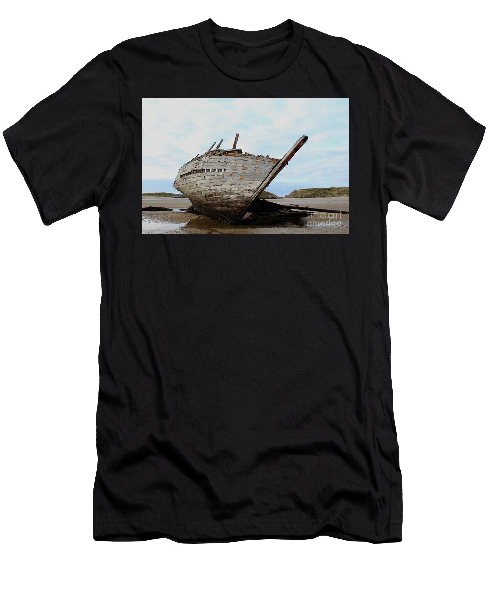 Bad Eddie's Boat T-Shirt featuring the photograph Bad Eddie's Boat Donegal Ireland by Eddie Barron